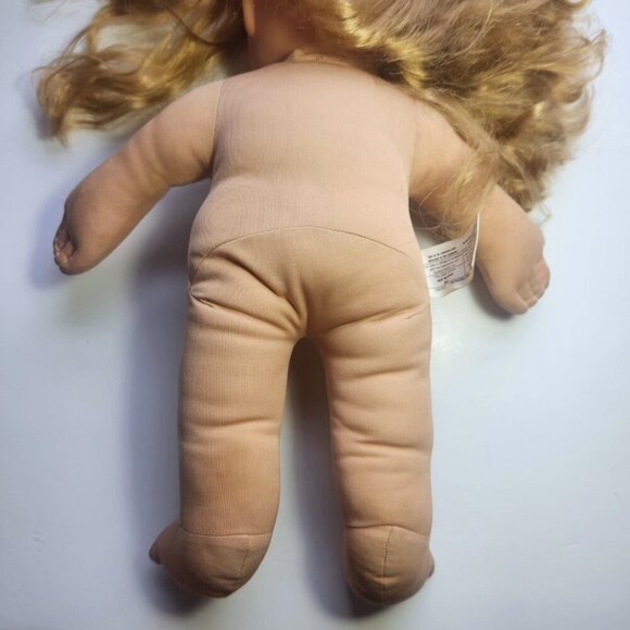 Playskool Doll 18" Tall Vintage 1986 Strawberry Blonde Hair Blue Sleepy Eyes - Picture 9 of 11